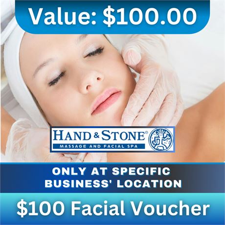 $100 Facial Voucher