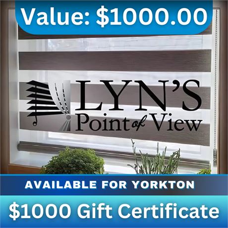 $1000 Gift Certificate | Lyn's Point of View