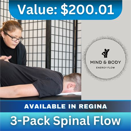 3-Pack Spinal Flow with Mind & Body Energy Flow