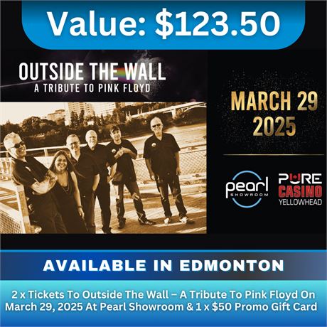 Outside the Wall - A Tribute to Pink Floyd
March 29, 2025