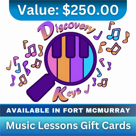 Music Lessons Gift Cards