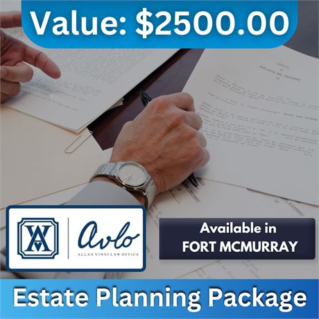 FM - Allan Vinni Law - Estate Planning Package - $2500 Value