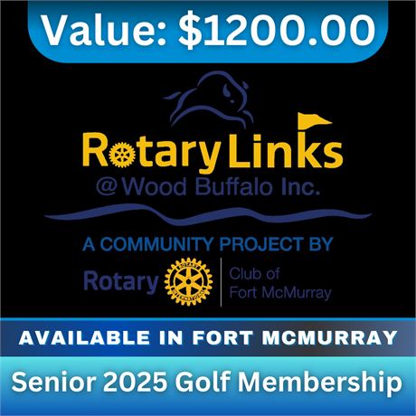 Senior 2025 Golf Membership