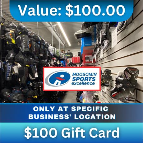 $100 Gift Card | Moosomin Sports Excellence