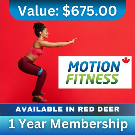 Motion Fitness 1 Year Membership