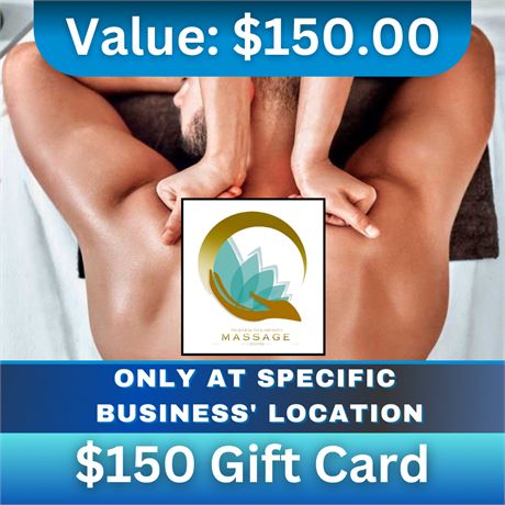 $150 Gift Card | True Health and Infinity Massage