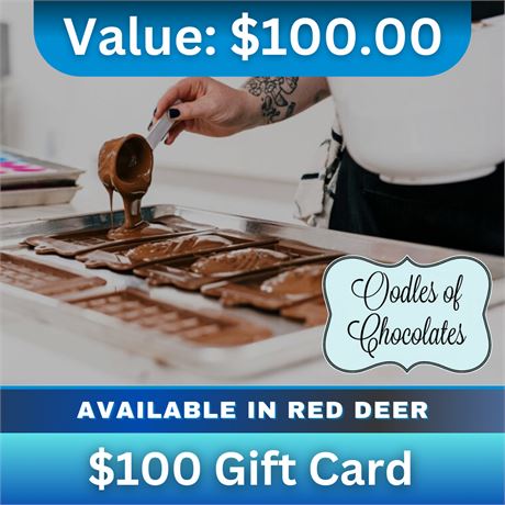 $100 Gift Card  | Oodles of Chocolates