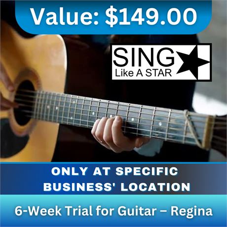 6-Week Trial for Guitar � Regina