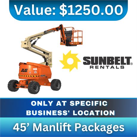 45� Manlift Packages