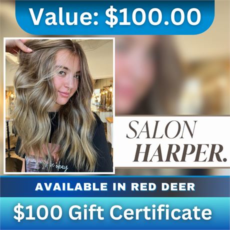 Salon Harper | $100 Gift Certificate