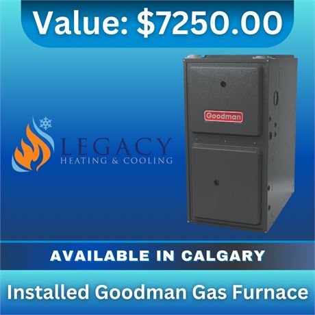 Installed Goodman Gas Furnace