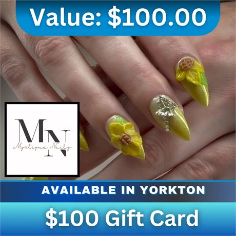 $100 Gift Voucher | Mystique Nailz