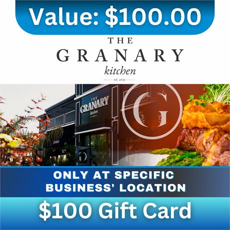 $100 Gift Card | The Granary Kitchen