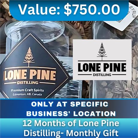 12 Months of Lone Pine Distilling- Monthly Gift