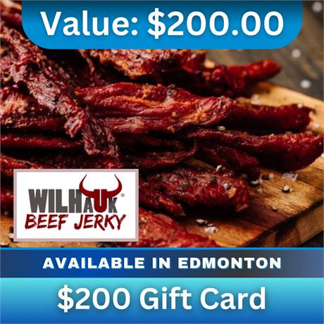 $200 Gift Card | Wilhauk Beef Jerky