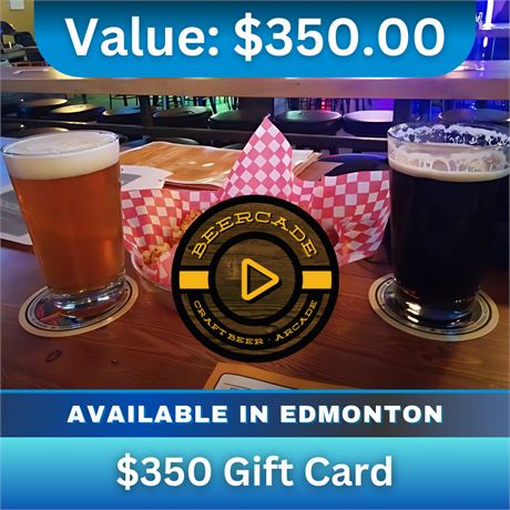 $350 in Gift Cards | Beercade