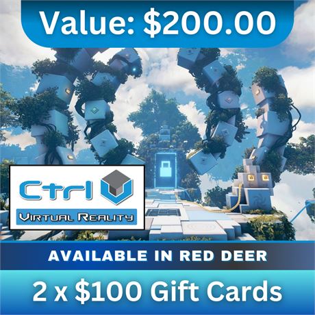 2 x $100 Gift Cards | CTRL V