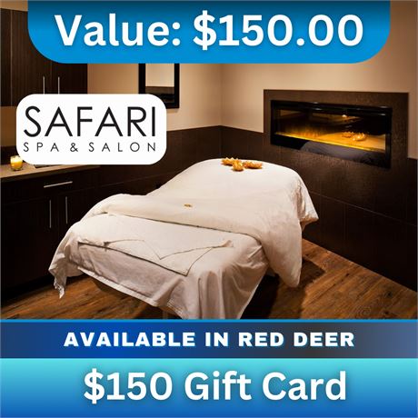 $150 Gift Card | Safari Spa and Salon