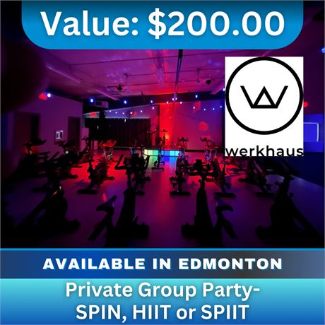 Private Group Party- SPIN, HIIT or SPIIT