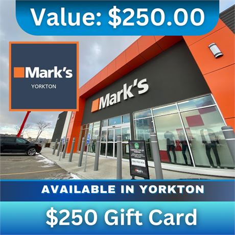 Mark's Yorkton Gift Card