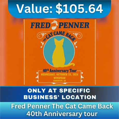 Fred Penner The Cat Came Back 40th Anniversary tour