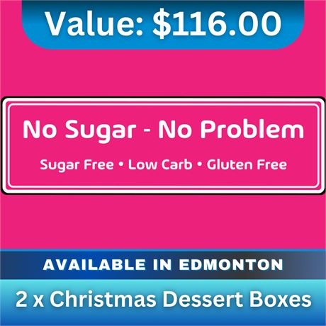 2 x Christmas Dessert Box (24 Pieces each box)