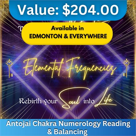 Chakra Energy Reading & Balancing (Value $204 CAD)