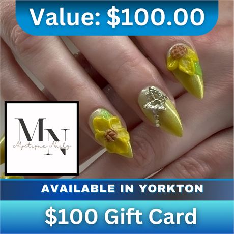 $100 Gift Voucher | Mystique Nailz